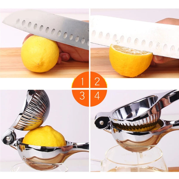 Manual Lemon & Citrus Squeezer – Heavy-Duty Zinc Alloy Press