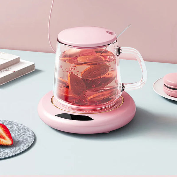 USB Heating Coaster – 3-Speed Adjustable Mug Warmer