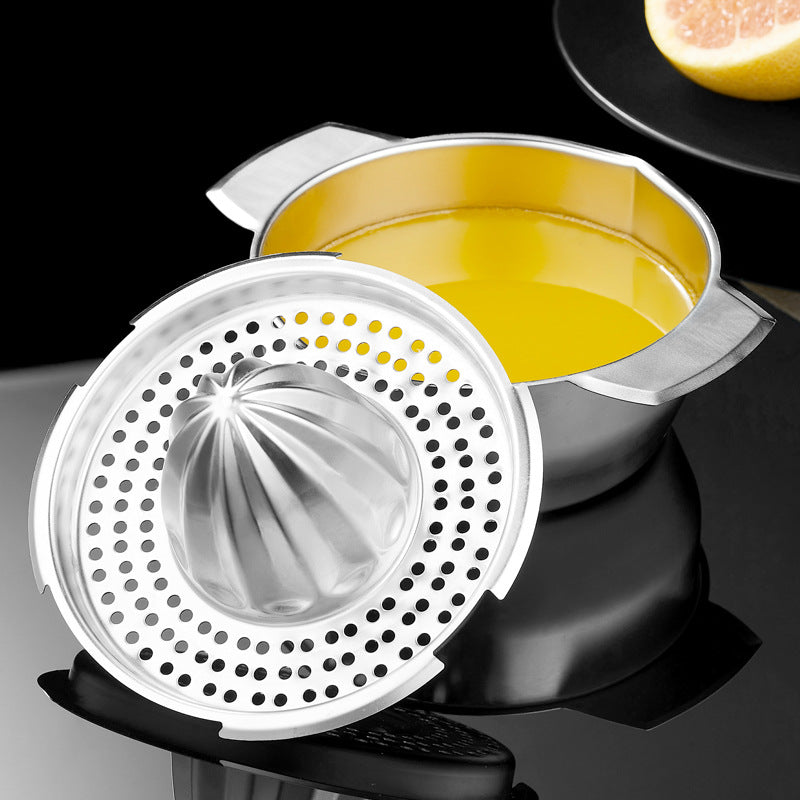 Stainless Steel Fruit Juicer – Manual Citrus Press