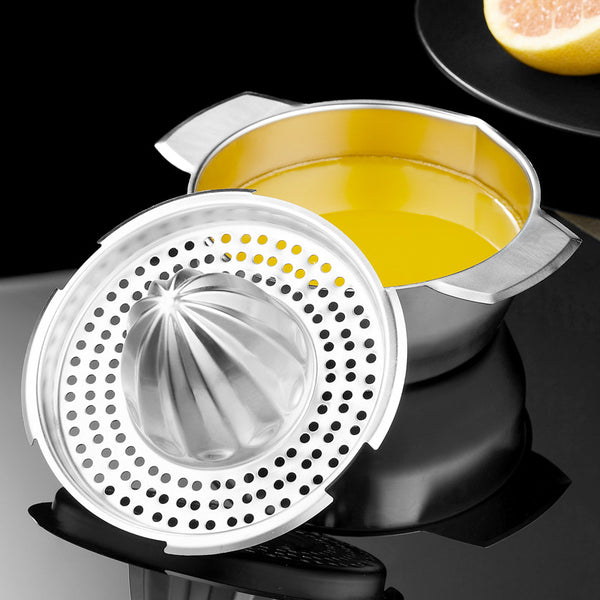 Stainless Steel Fruit Juicer – Manual Citrus Press