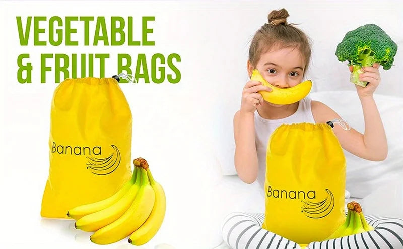 Banana & Lettuce Storage Bag – Freshness Preservation Pouch