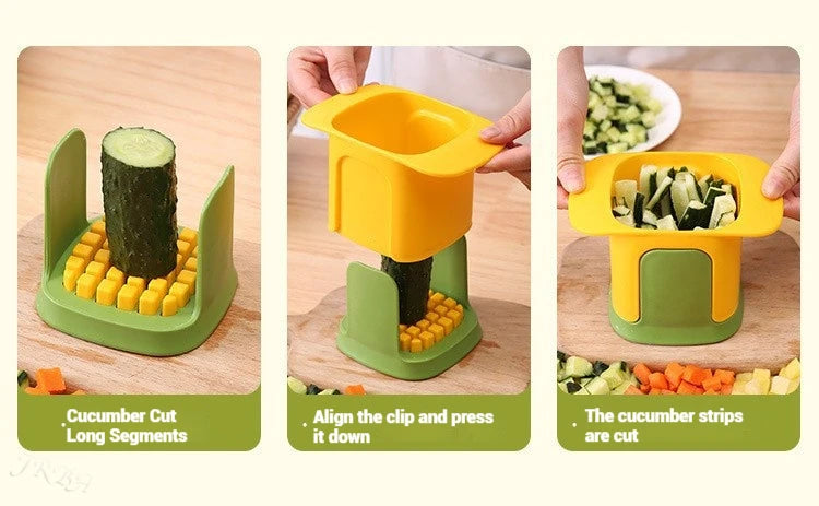 Multi-Functional Vegetable Shredder – 5-in-1 Slicer, Dicer & Garlic Press