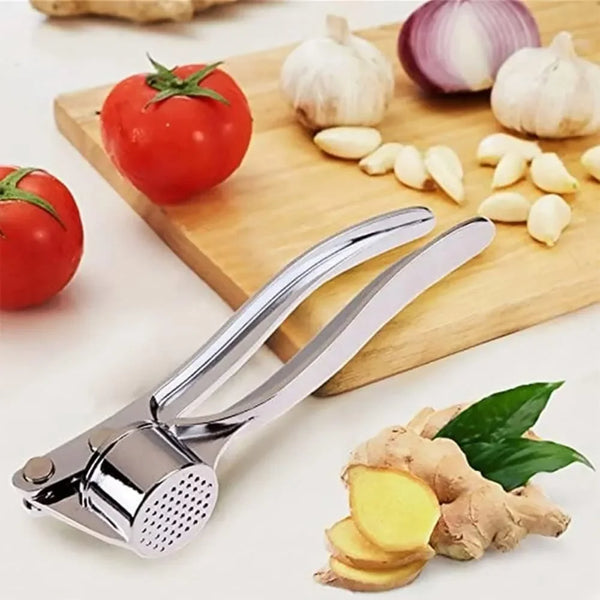 Stainless Steel Garlic Masher – Manual Ginger Crusher