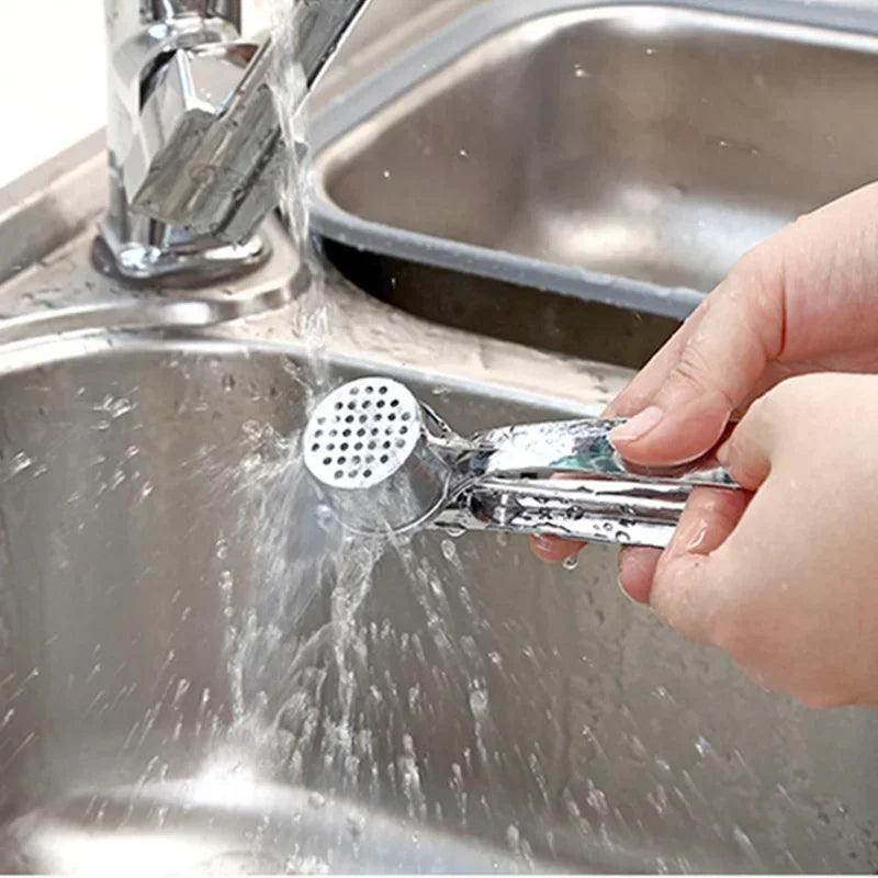 Stainless Steel Garlic Masher – Manual Ginger Crusher