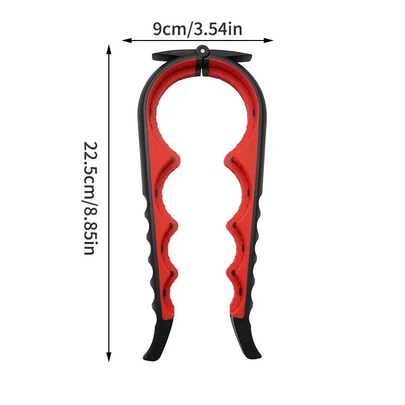 Multi-Functional Bottle & Can Opener – 4-in-1 Anti-Slip Cap Twister