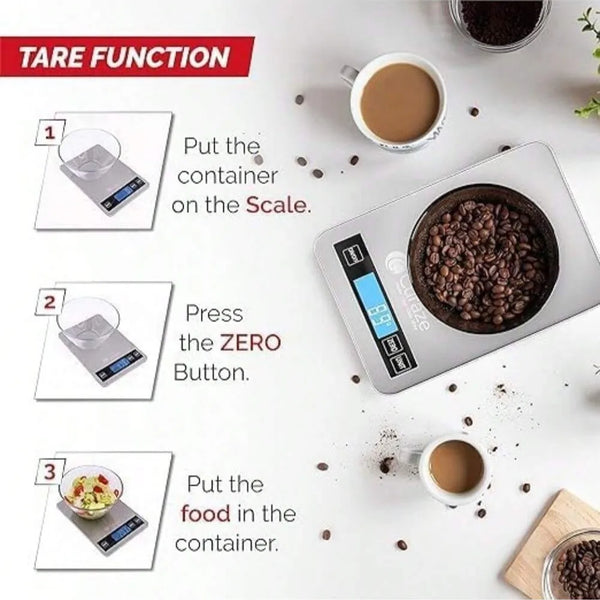 Digital Kitchen Scale – 10kg Capacity with Tare & LCD Display