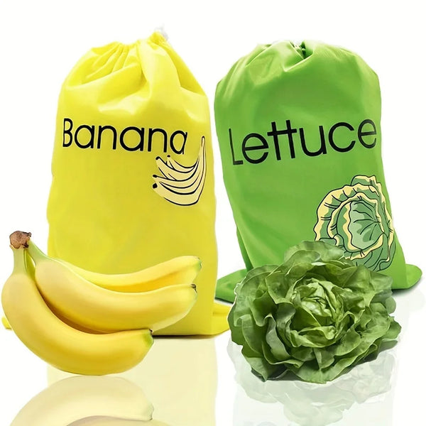 Banana & Lettuce Storage Bag – Freshness Preservation Pouch