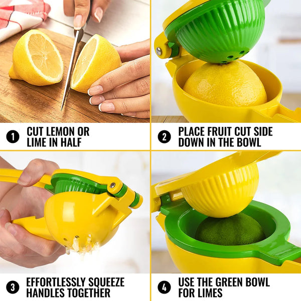 Portable Citrus Juicer – Stainless Steel Hand Press