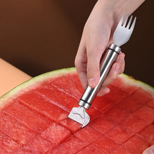 Stainless Steel Watermelon Cutter – Windmill Fruit Slicer Tool