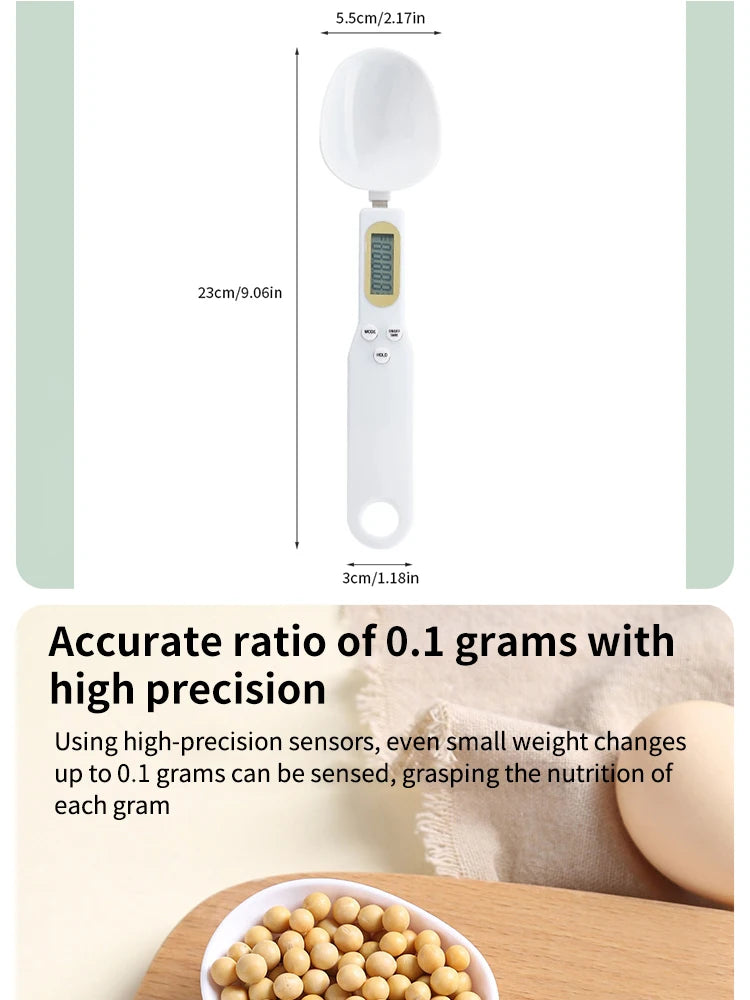 Digital Measuring Scoop Scale – 500g with LCD Display