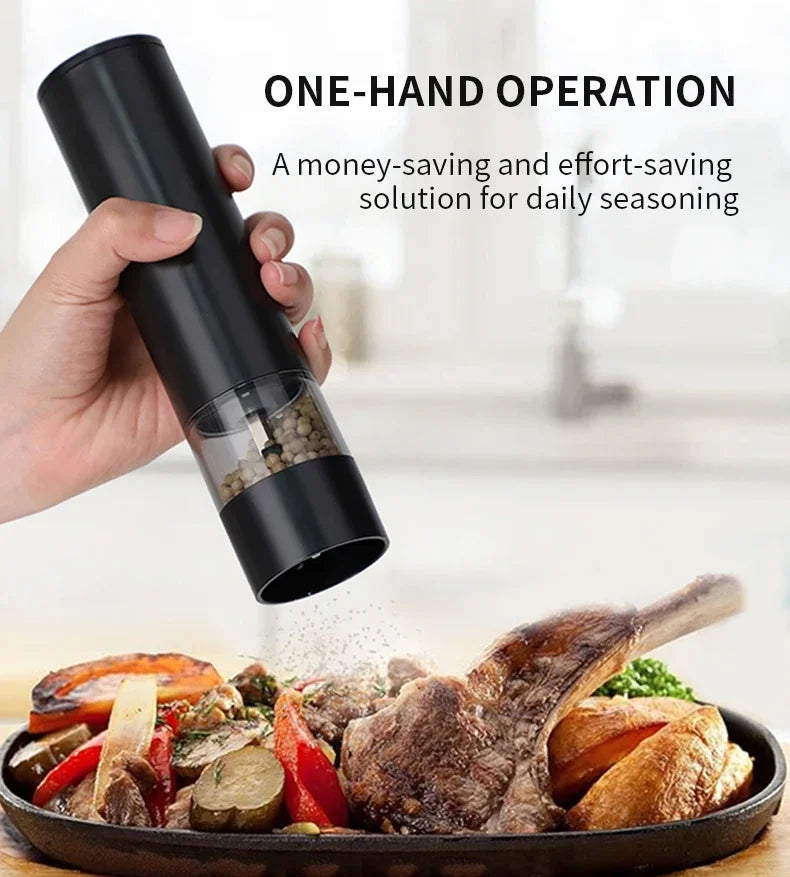 Utilly™ USB Rechargeable Salt & Pepper Grinder