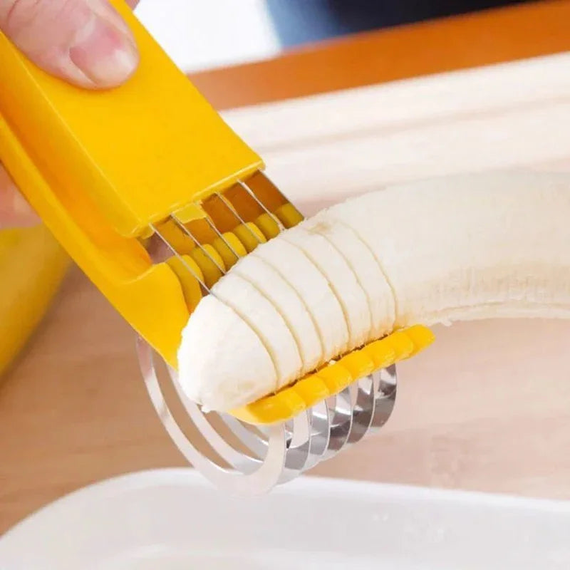 Banana & Sausage Slicer – Stainless Steel Fruit & Vegetable Cutter