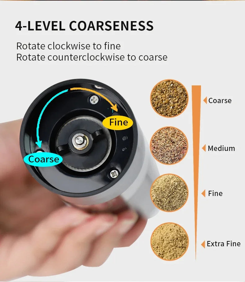 Utilly™ USB Rechargeable Salt & Pepper Grinder