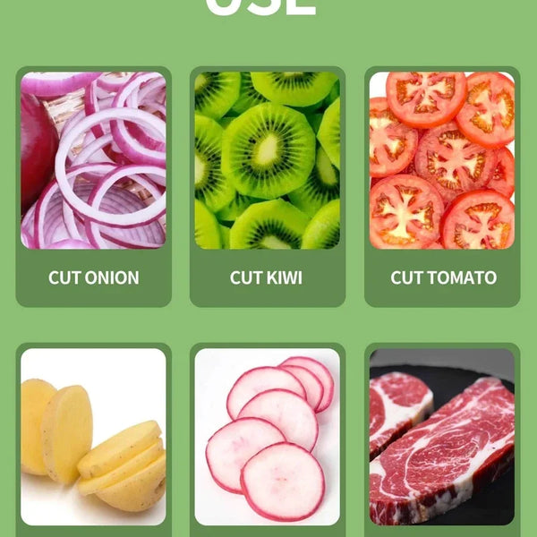 Onion Slicer & Holder – Stainless Steel Vegetable Cutting Guide