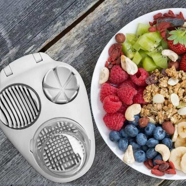 3-in-1 Creative Egg Slicer – Slice, Dice & Wedge with Ease