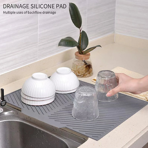 Silicone Drain Mat – Non-Slip Waterproof Drying mat