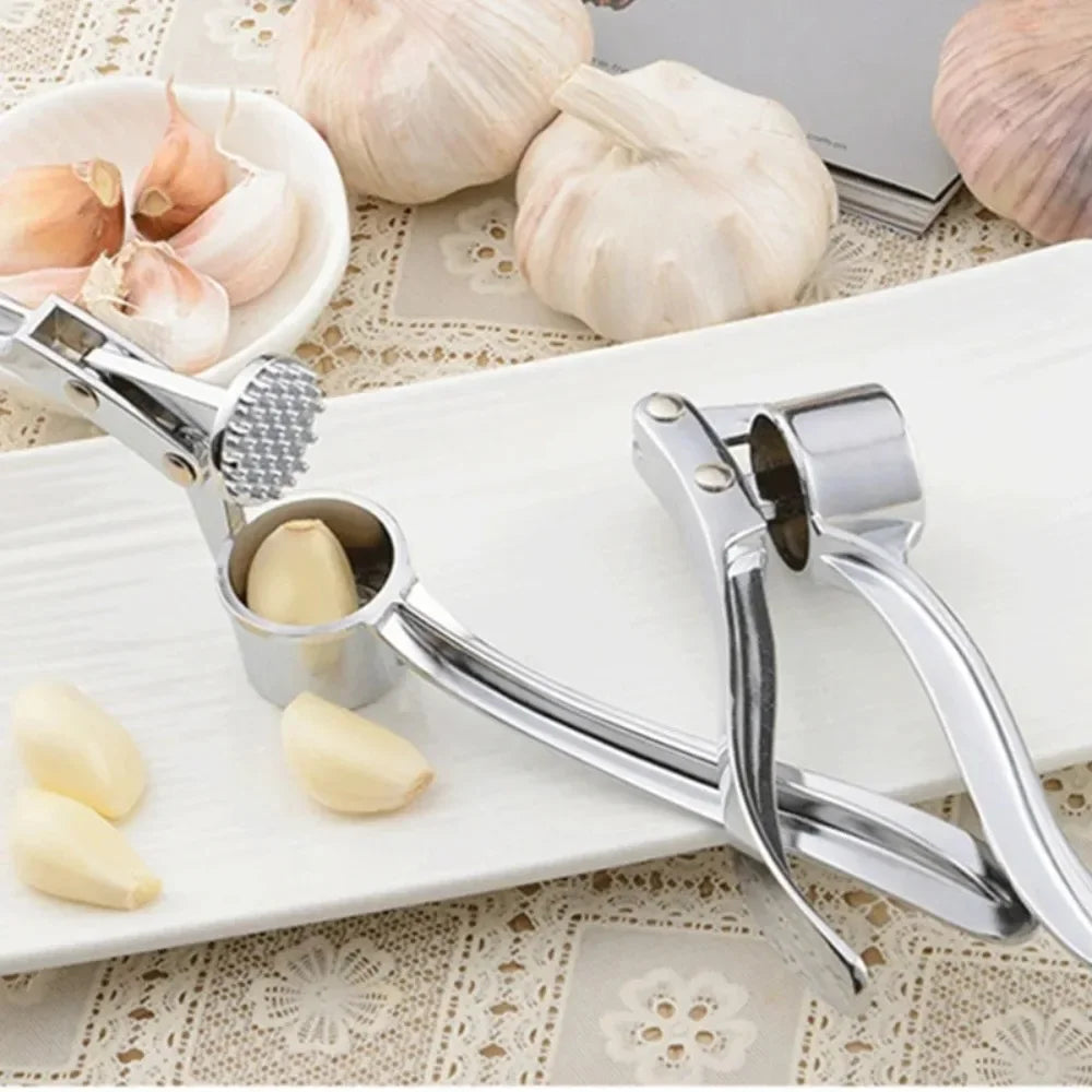Stainless Steel Garlic Masher – Manual Ginger Crusher