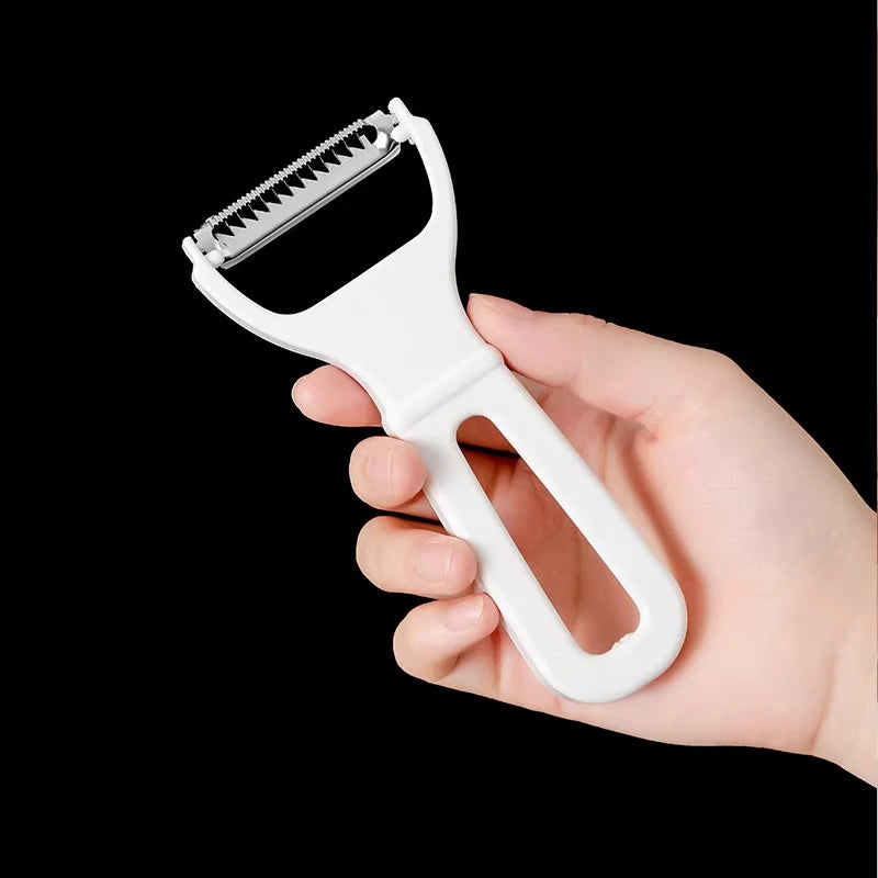 Vegetable Grater & Julienne Peeler – Stainless Steel Blade Slicer