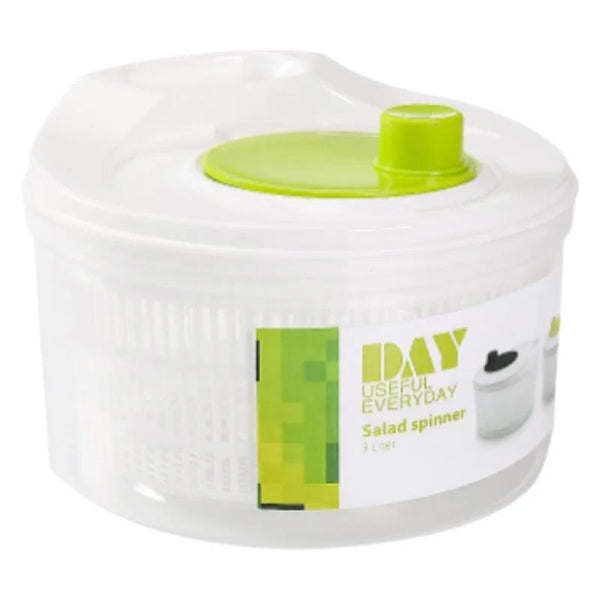 Manual Salad Spinner – Vegetable Dehydrator & Fruit Drain Basket