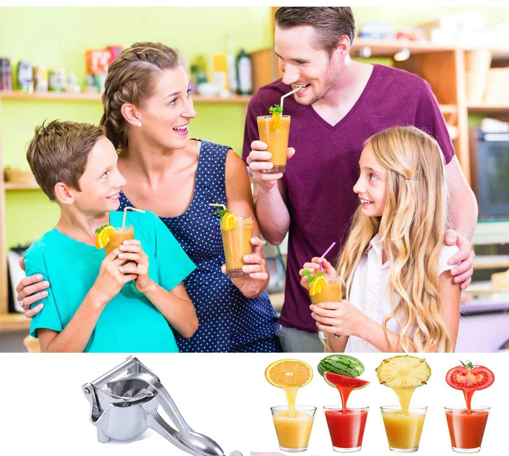 Manual Juice Squeezer – Heavy-Duty Aluminum Alloy Press