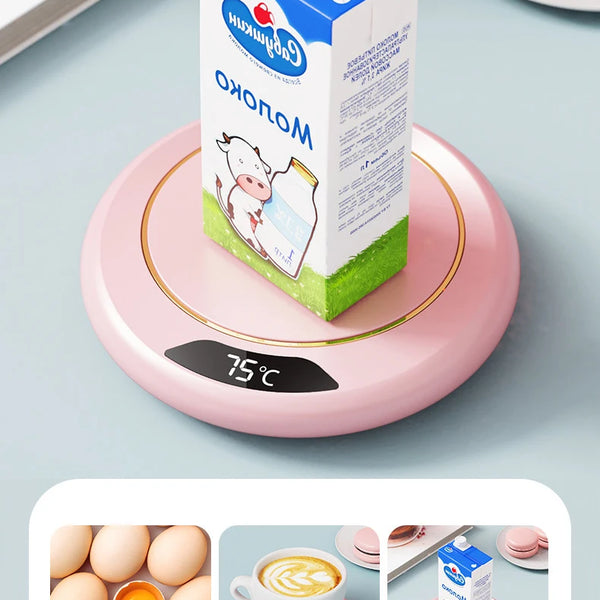 USB Heating Coaster – 3-Speed Adjustable Mug Warmer