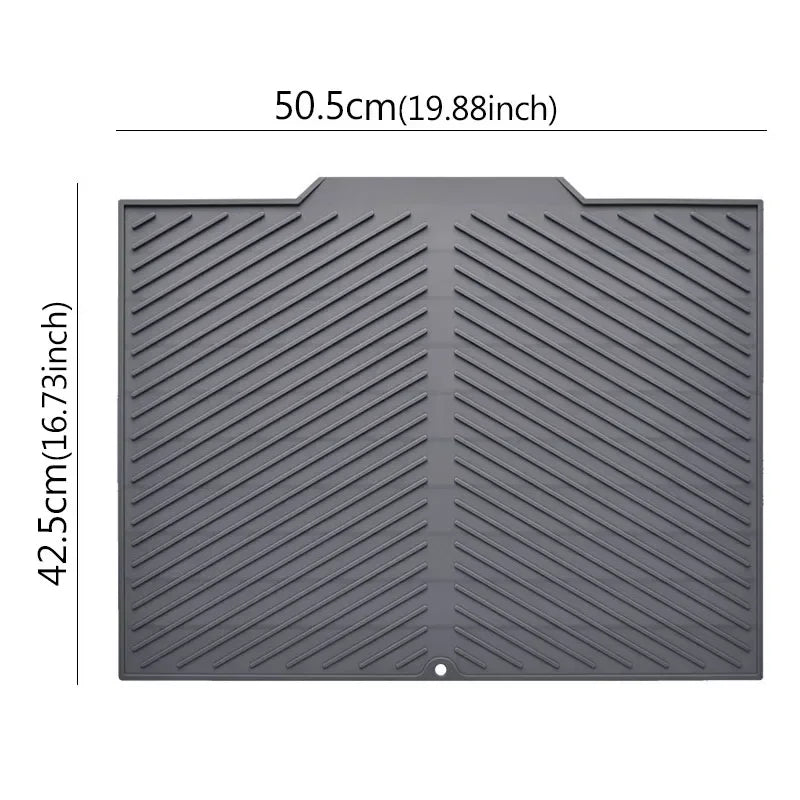 Silicone Drain Mat – Non-Slip Waterproof Drying mat