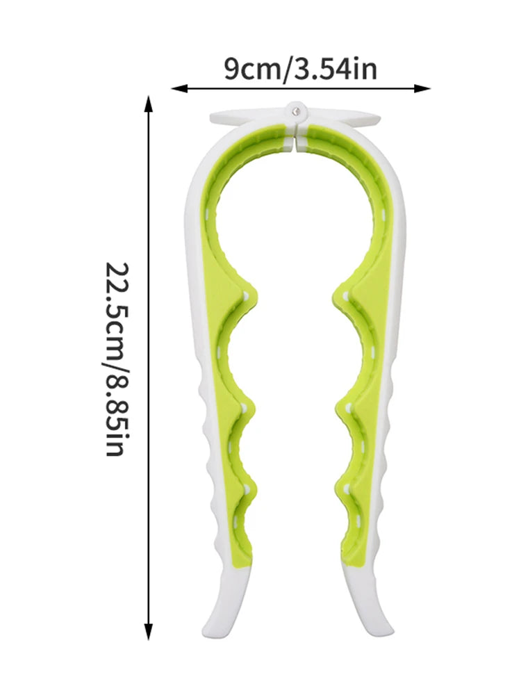 Multi-Functional Bottle & Can Opener – 4-in-1 Anti-Slip Cap Twister