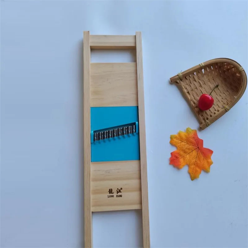 Stainless Steel Potato Cutter – Fries Grid & Wavy Slicer