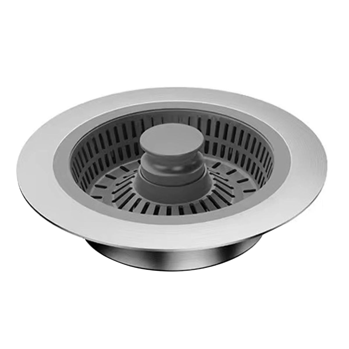 Kitchen Sink Drain Strainer – Stainless Steel Pop-Up Stopper