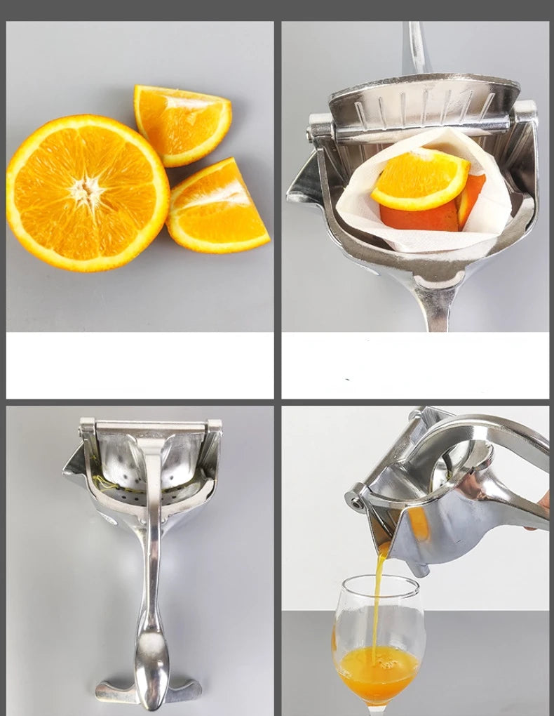 Manual Juice Squeezer – Heavy-Duty Aluminum Alloy Press