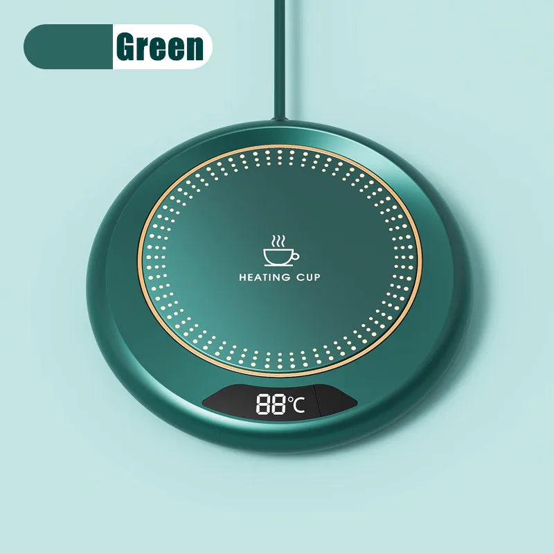 USB Heating Coaster – 3-Speed Adjustable Mug Warmer