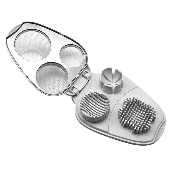 3-in-1 Creative Egg Slicer – Slice, Dice & Wedge with Ease