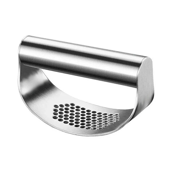 Stainless Steel Garlic Press – Ergonomic Rocker Crusher