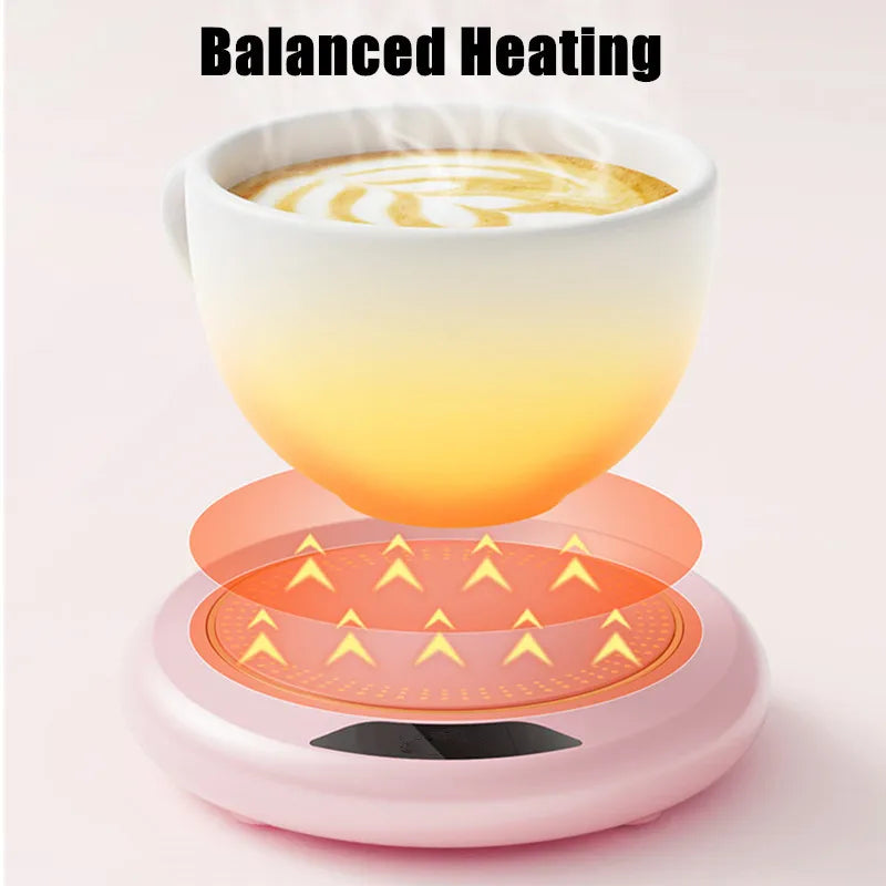 USB Heating Coaster – 3-Speed Adjustable Mug Warmer