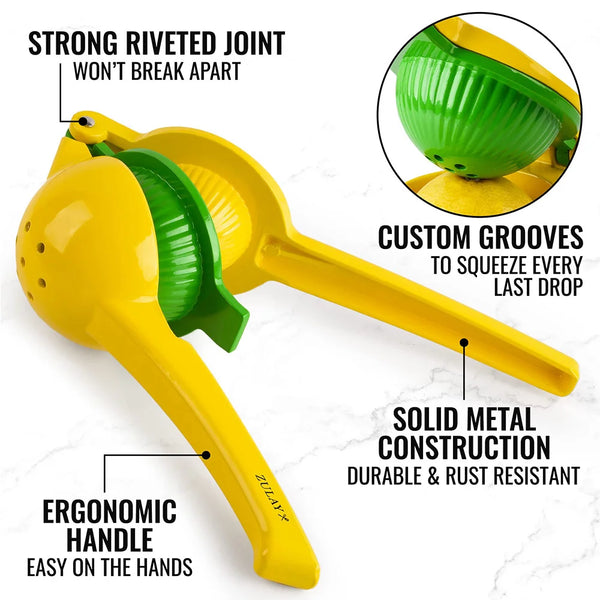 Portable Citrus Juicer – Stainless Steel Hand Press