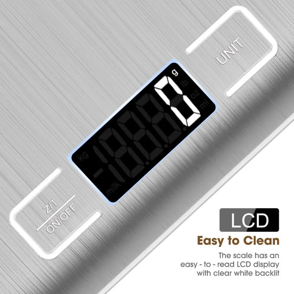 Digital Kitchen Scale – 10kg Capacity with Tare & LCD Display